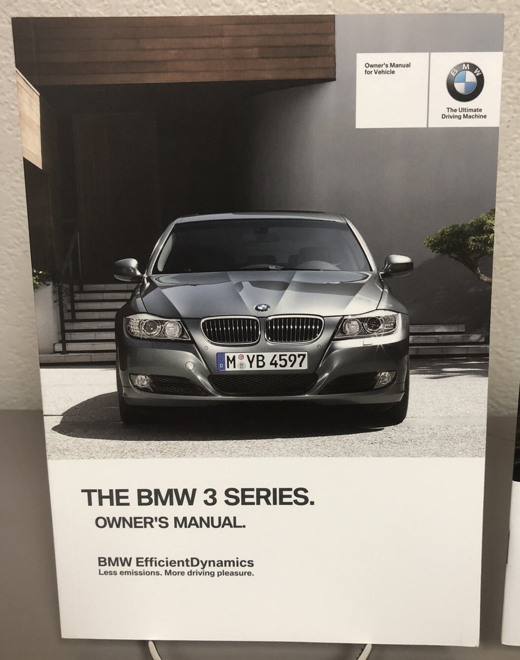 2012 BMW 3 Series Sedan Wagon 323i 328i 335i xDrive M3 335d OEM Owner's Manual