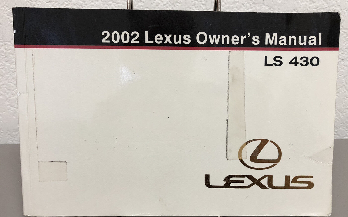 2002 Lexus LS 430 Genuine OEM Owner's Manual