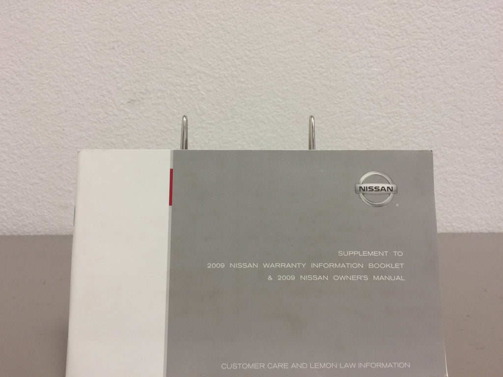 2009 Nissan Maxima Genuine OEM Owner's Manual Set with Free Shipping!