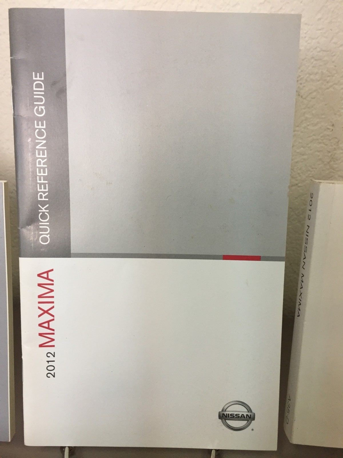2012 Nissan Maxima OEM Owner's Manual Set with Case and Navigation-Free Shipping