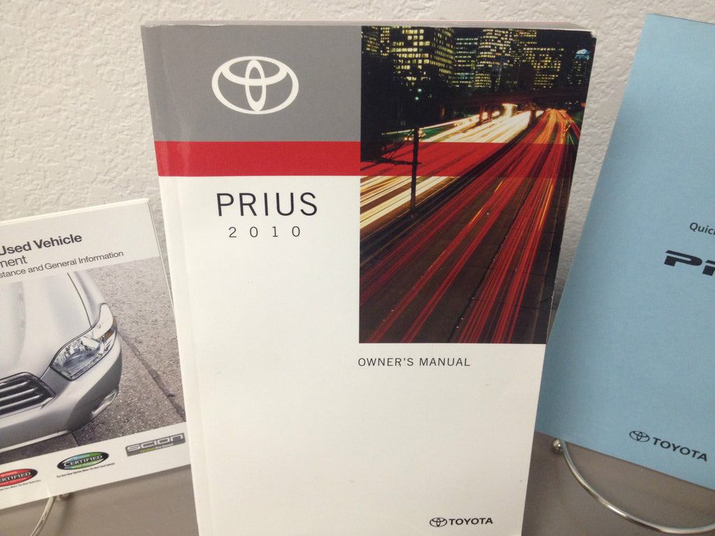 2010 Toyota Prius OEM Owner's Manual w/ Supplements - Free Shipping