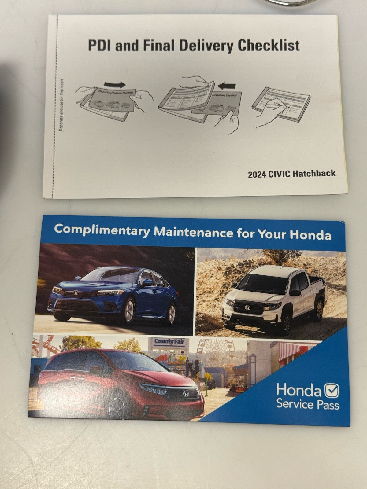 2024 Honda Civic Genuine OEM Owner's Manual Set w/Honda Case--Free Shipping!