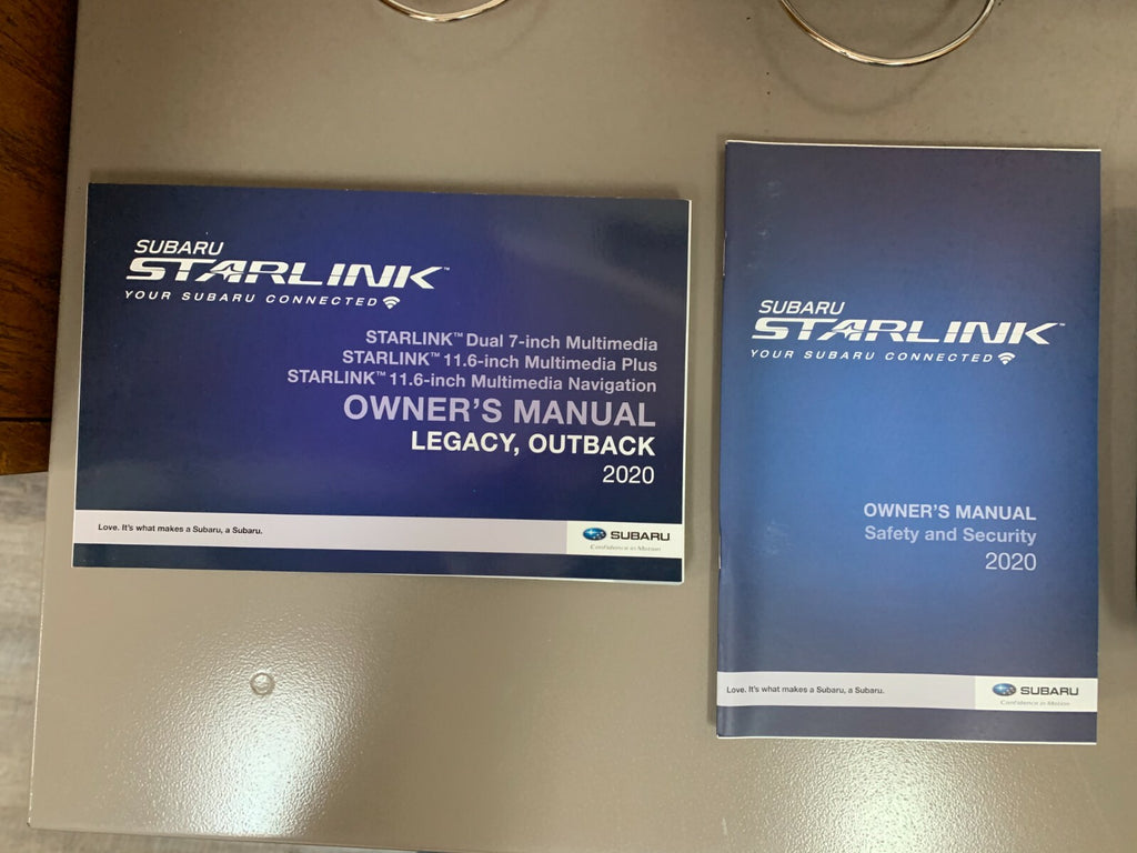 2020 Subaru Legacy Genuine OEM Owner's Manual Set w/Navigation Manual & Case