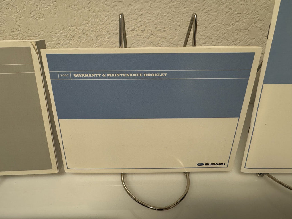 2007 Subaru Impreza Genuine OEM Owner's Manual Set with Protective Case