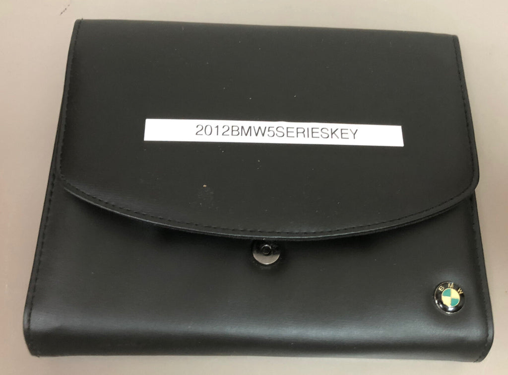 2012 BMW 5 Series Sedan 528i 535i 550i xDrive OEM Owner Manual w/ Bonus Key FOB!
