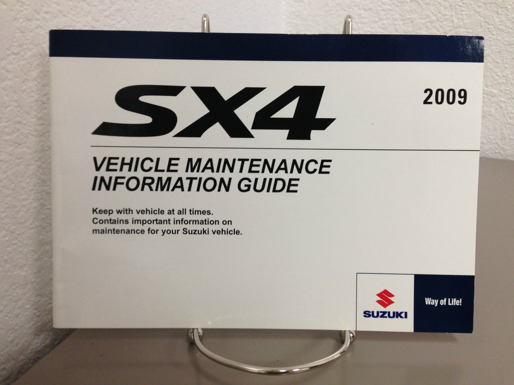 2009 Suzuki SX4 OEM Owner's Manual w/ Supplements & Case - Free Shipping