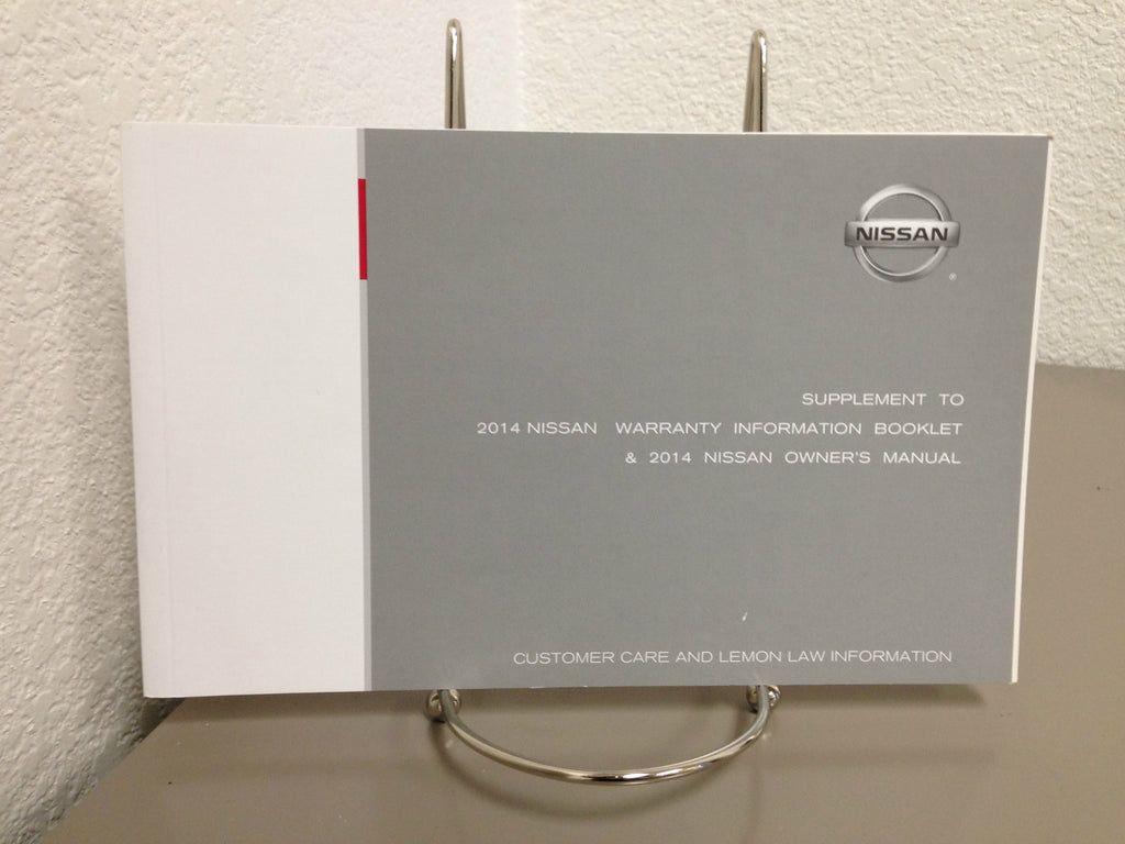 2014 Nissan Versa Sedan Genuine OEM Owner's Manual Set with Case Free Shipping