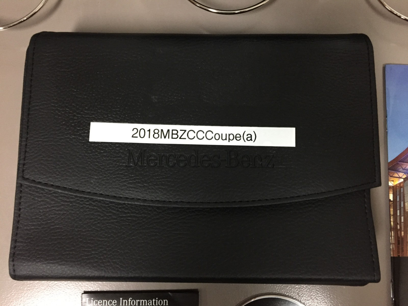 2018 Mercedes-Benz C-Class Coupe Genuine OEM Owner's Manual Set w/Mercedes Case