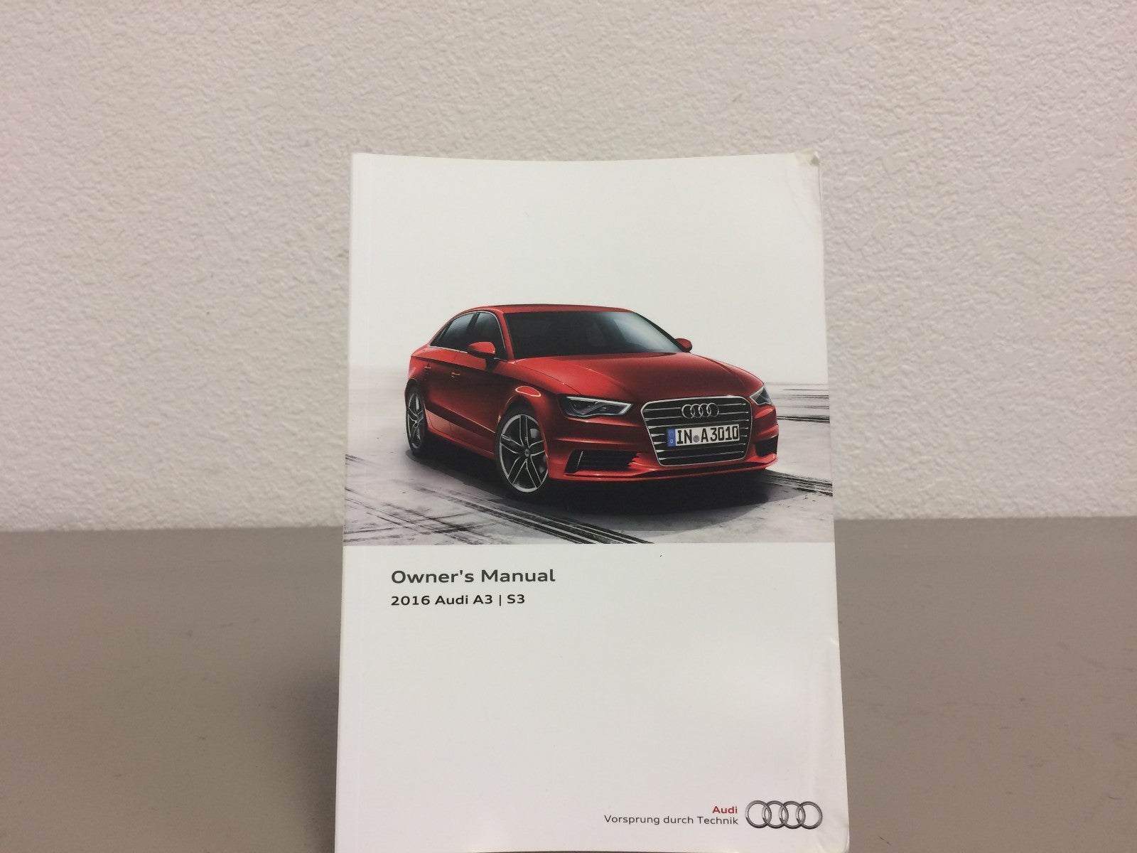 2016 Audi A3 S3 Genuine OEM Owner's Manual Set w/Audi Case & Bonus Key FOB