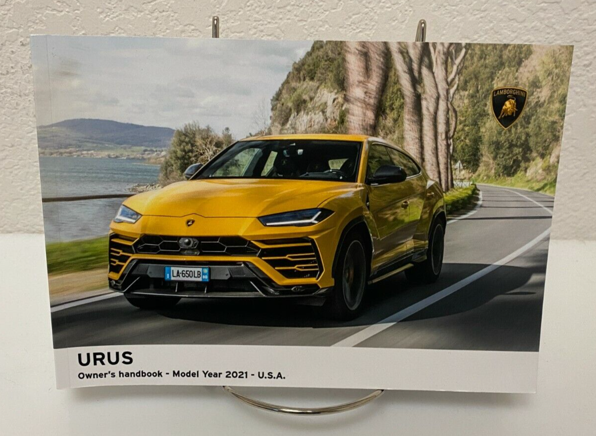 2021 Lamborghini Urus Genuine OEM Owner's Manual Set W/Case & Free Shipping!