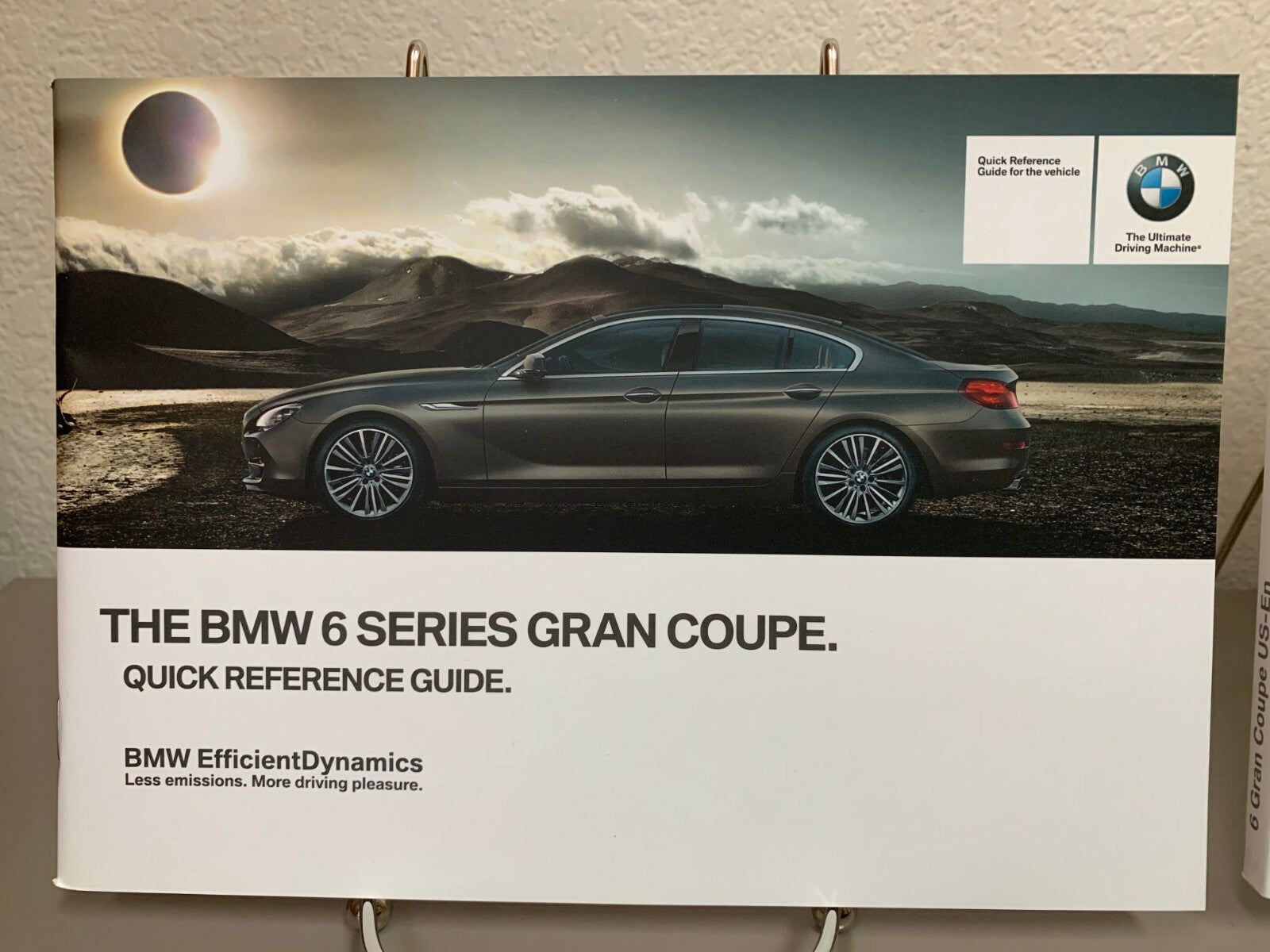 2014 BMW 6 Series Gran Coupe Genuine OEM Owner's Manual Set w/Bonus Key FOB