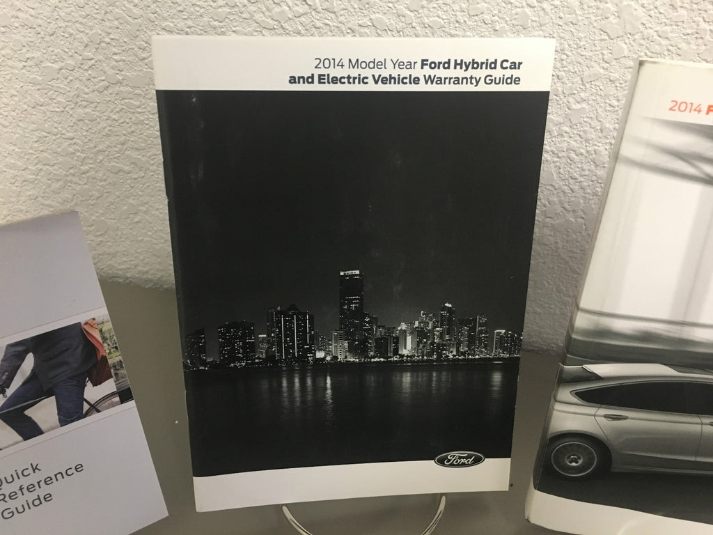 2014 Ford Fusion Hybrid Fusion Energi Genuine OEM Owner's Manual w/Case