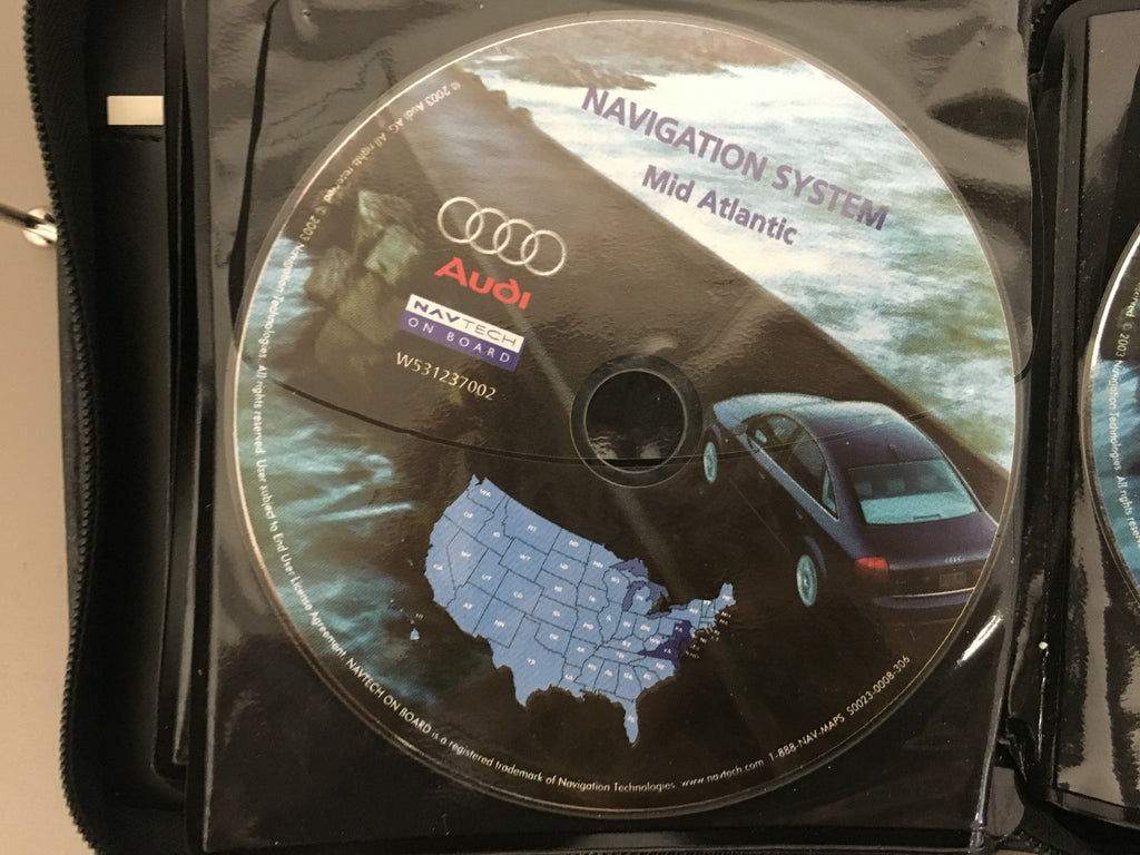 02 03 04 Audi Allroad A6 S6 RS6 A8 A8 L S8 TT Navigation CD Set W531237002