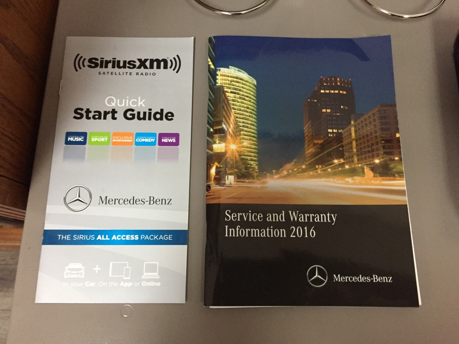2016 Mercedes-Benz C-Class C350e Hybrid Sedan Genuine OEM Owner's Manual Set