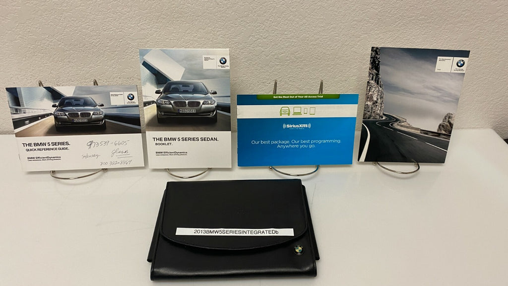 2013 BMW 5-Series Integrated Sedan 528i 535i 550i Owner's Manual