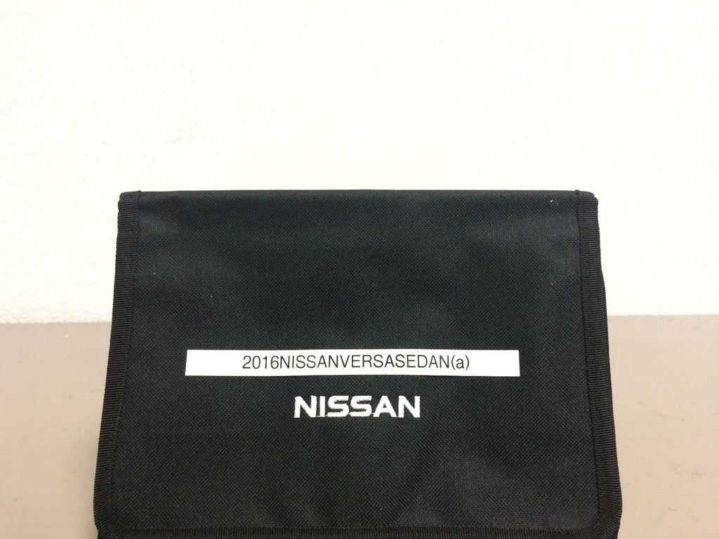 2016 Nissan Versa Sedan Owner's Manual Set with Case--Genuine OEM--Free Shipping