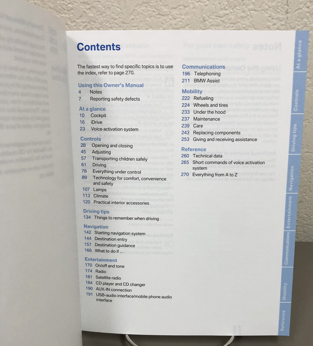 2010 BMW 528i 535i 550i 528i xDrive 535i xDrive OEM Owner's Manual w/BMW Case