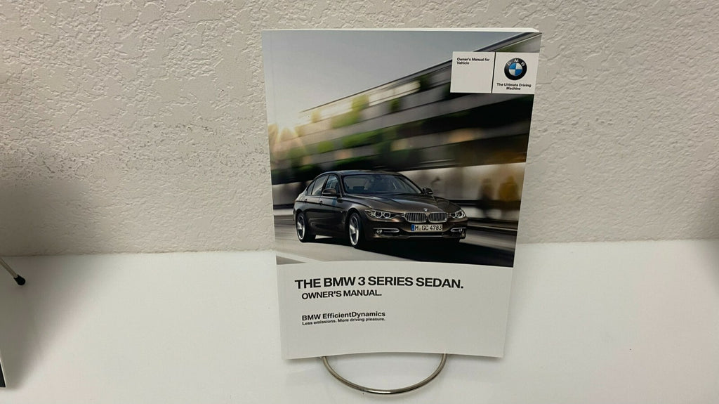 2014 BMW 3 Series Sedan 320i 328i 335i 328d xDrive OEM Owner's Manual Set