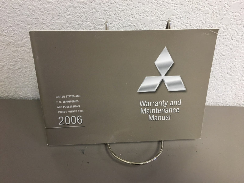 2006 Mitsubishi Outlander Genuine OEM Owner's Manual Set w/Case--Free Shipping!