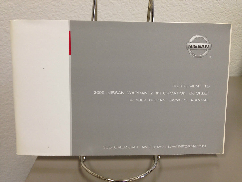 2009 Nissan Quest Genuine OEM Owner's Manual Set with Case - Free Shipping!