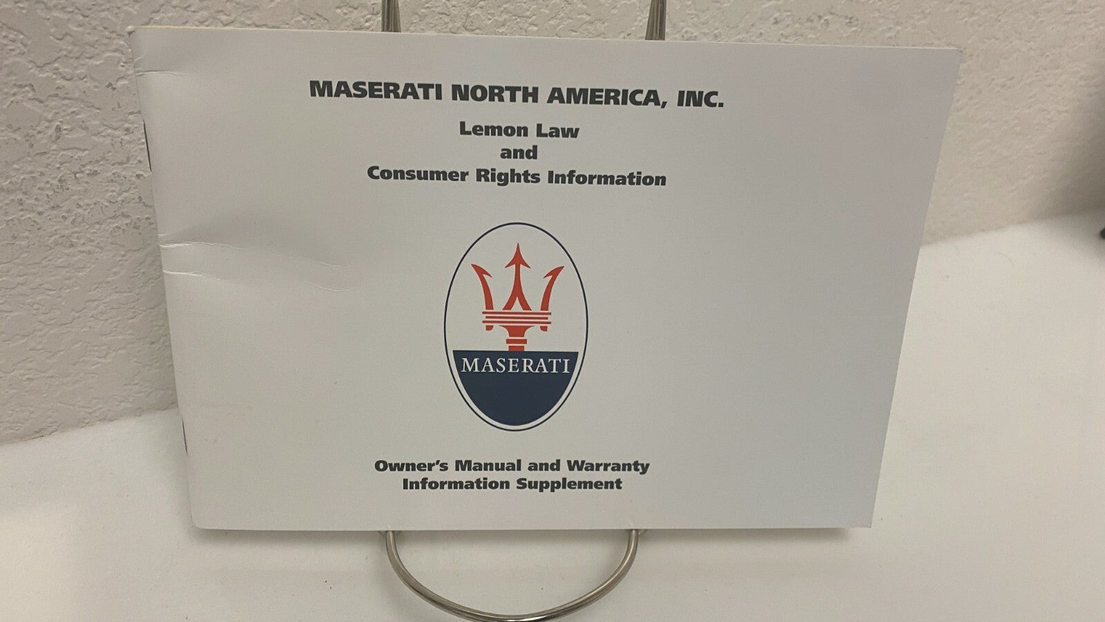 2020 Maserati Levante Genuine OEM Owner's Manual w/Logo Case and Free Shipping!!