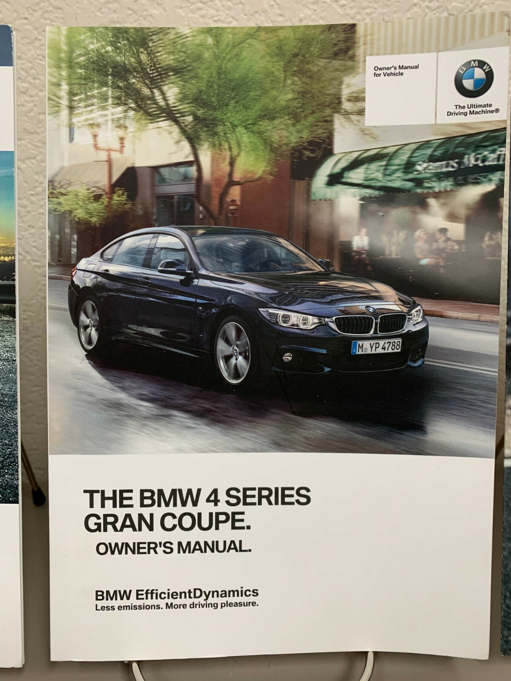 2016 BMW 4 Series Gran Coupe 428i 435i xDrive Genuine OEM Owner's Manual w/Case
