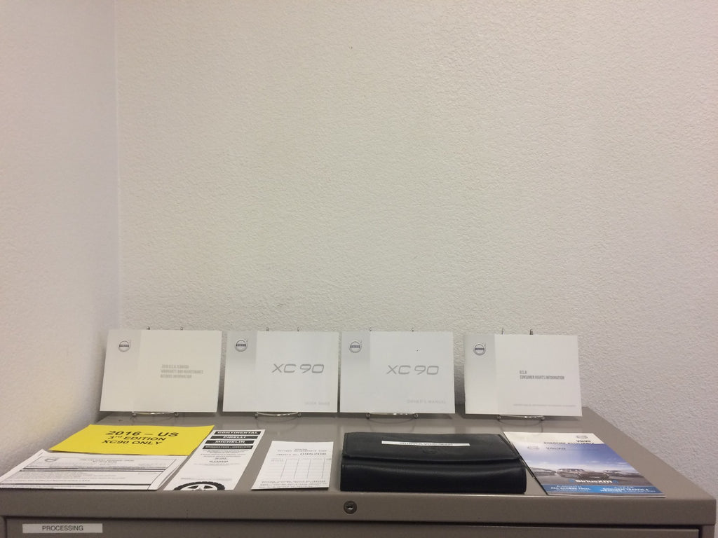 2016 Volvo XC 90 Genuine OEM Owner's Manual Set w/Volvo Case--Free Shipping!