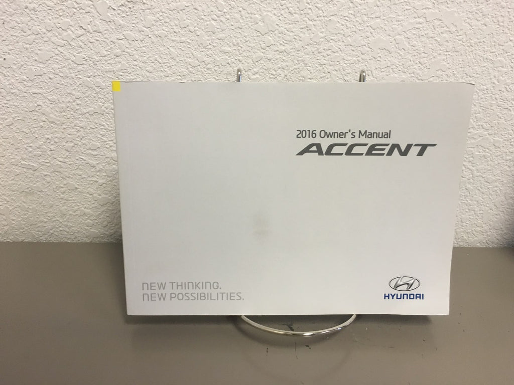 2016 Hyundai Accent Genuine OEM Owner's Manual Set w/Hyundai Case-Free Shipping
