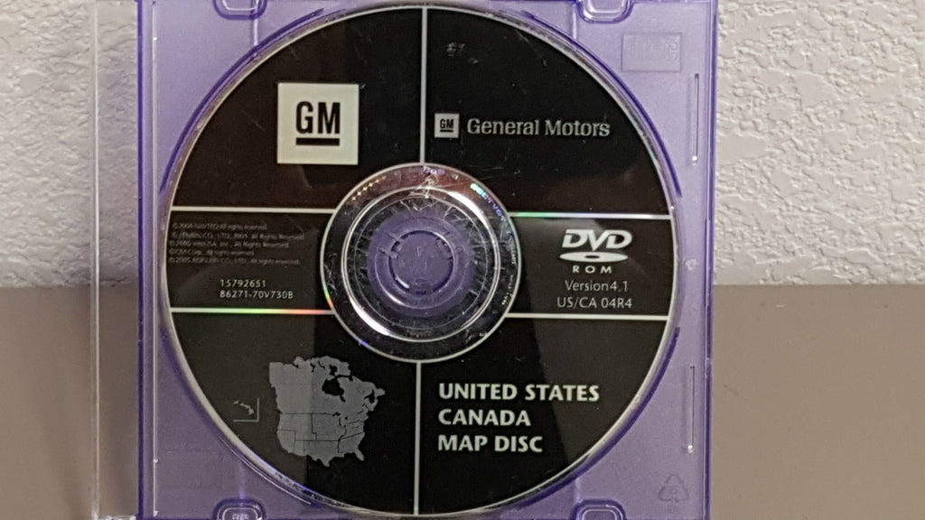 2003 2004 2005 2006 GM Navigation DVD Map Chevrolet Avalanche Tahoe Suburban