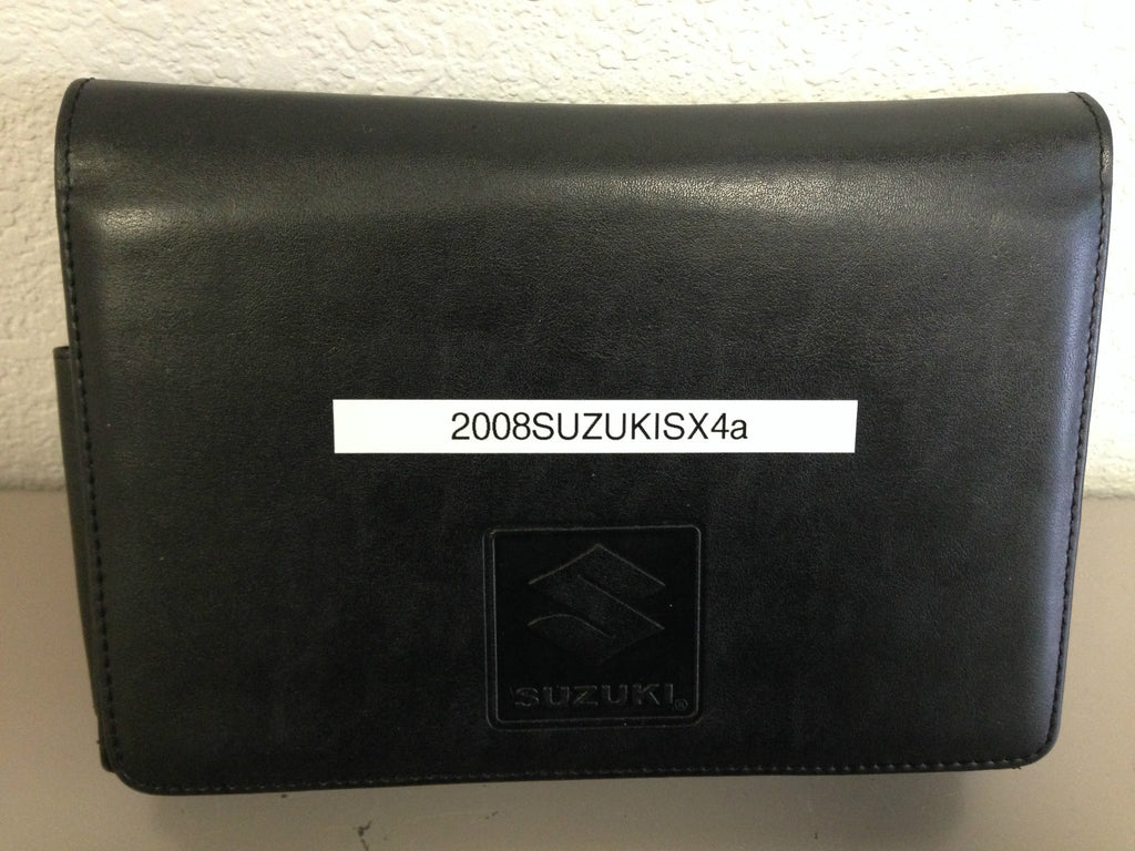 2008 Suzuki SX4 OEM Owner's Manual Set w/ Supplements & Case - Free Shipping!