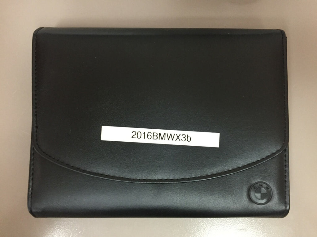 2016 BMW X3 Genuine OEM Owner's Manual Set w/BMW Case and Navigation Manual