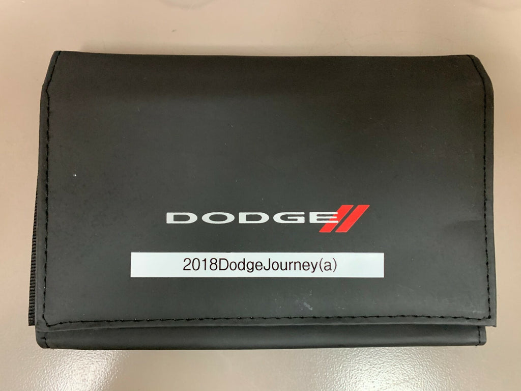 2018 Dodge Journey Genuine OEM Owner's Manual Set w/Dodge Case - Free Shipping!!