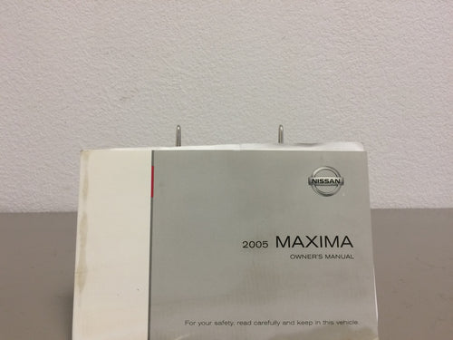 2005 Nissan Maxima Genuine OEM Owner's Manual Set with Free Shipping!