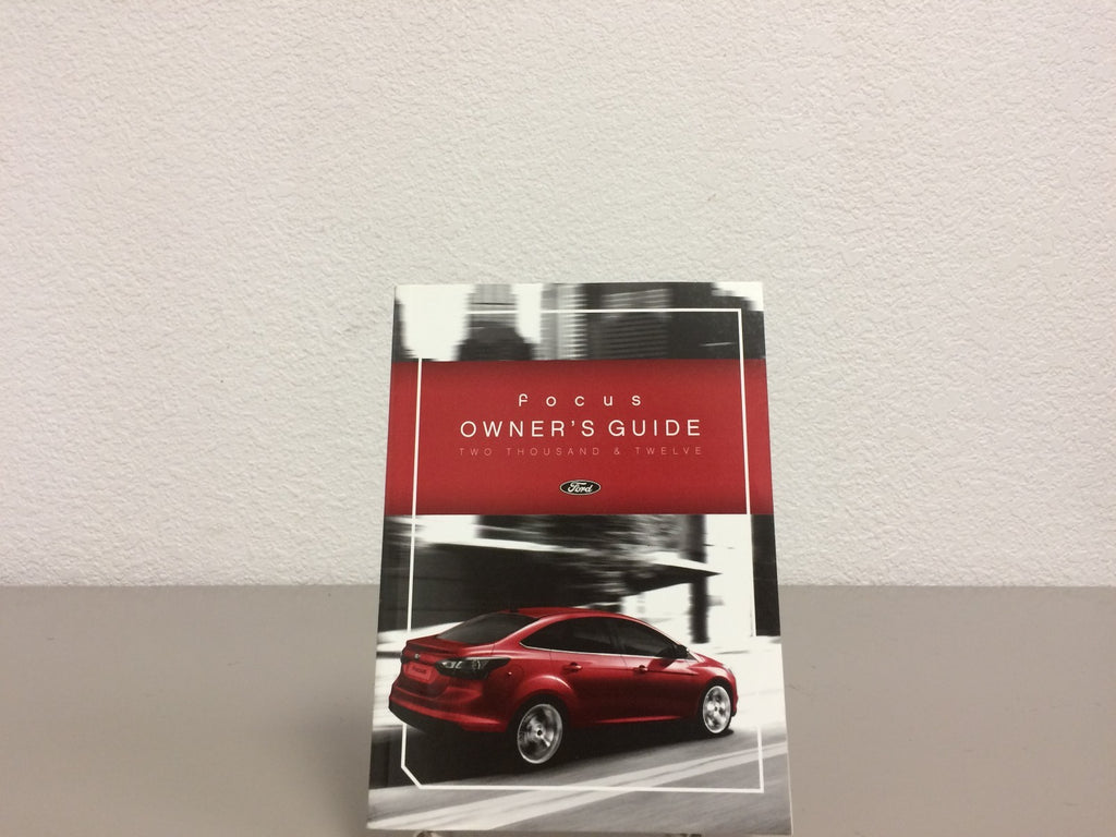 2012 Ford Focus Genuine OEM Owner's Manual w/Case and Bonus Key FOB