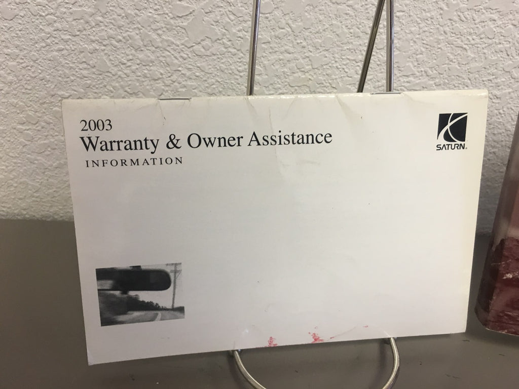 2003 Saturn LS Genuine Factory OEM Owner's Manual w/Bonus Key FOB-Free Shipping!