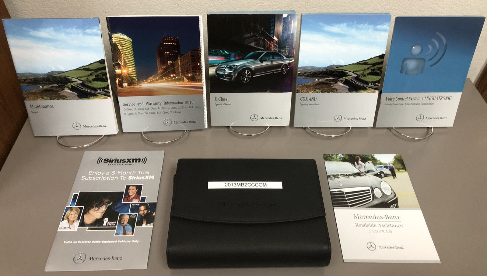 2013 Mercedes-Benz C-Class Sedan C250 C300 C350 C63 AMG Owner's Manual w/Comand