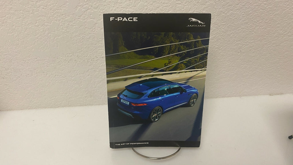 2017 Jaguar F-Pace Genuine OEM Owner's Manual Set w/Case --- Free Shipping!!!