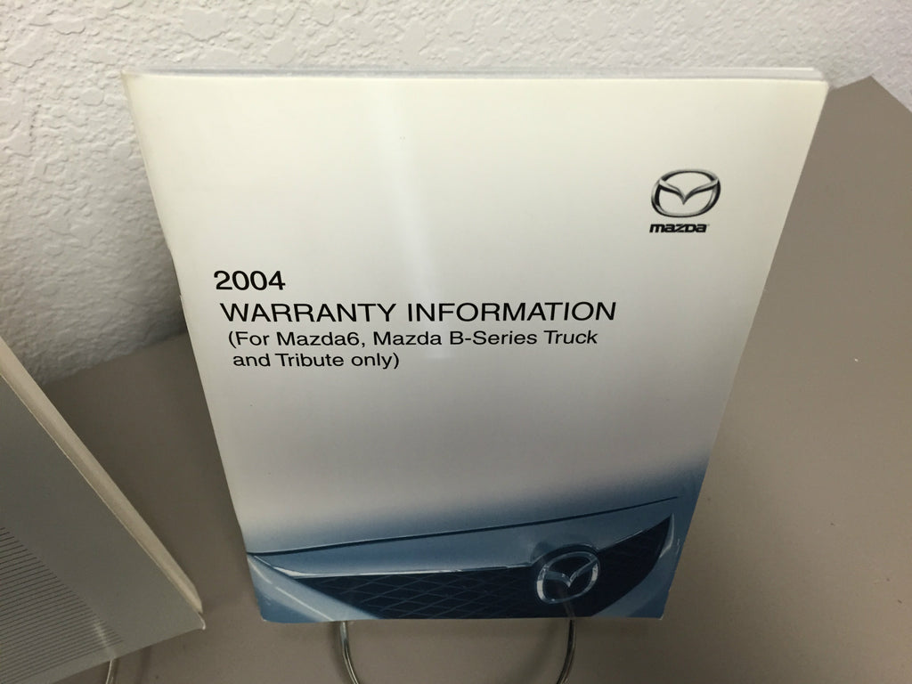 2004 Mazda Tribute Genuine OEM Owner's Manual Set w/Case--Fast Free Shipping