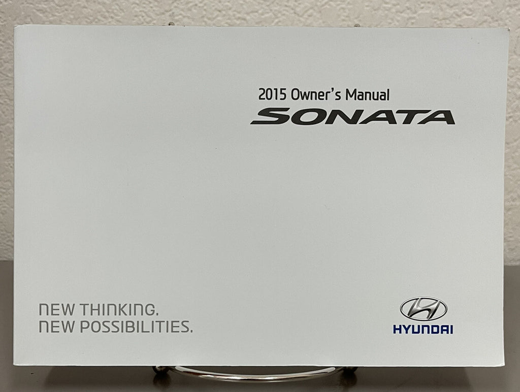 2015 Hyundai Sonata Genuine OEM Owner's Manual w/ Supplements & Case-Ships Free