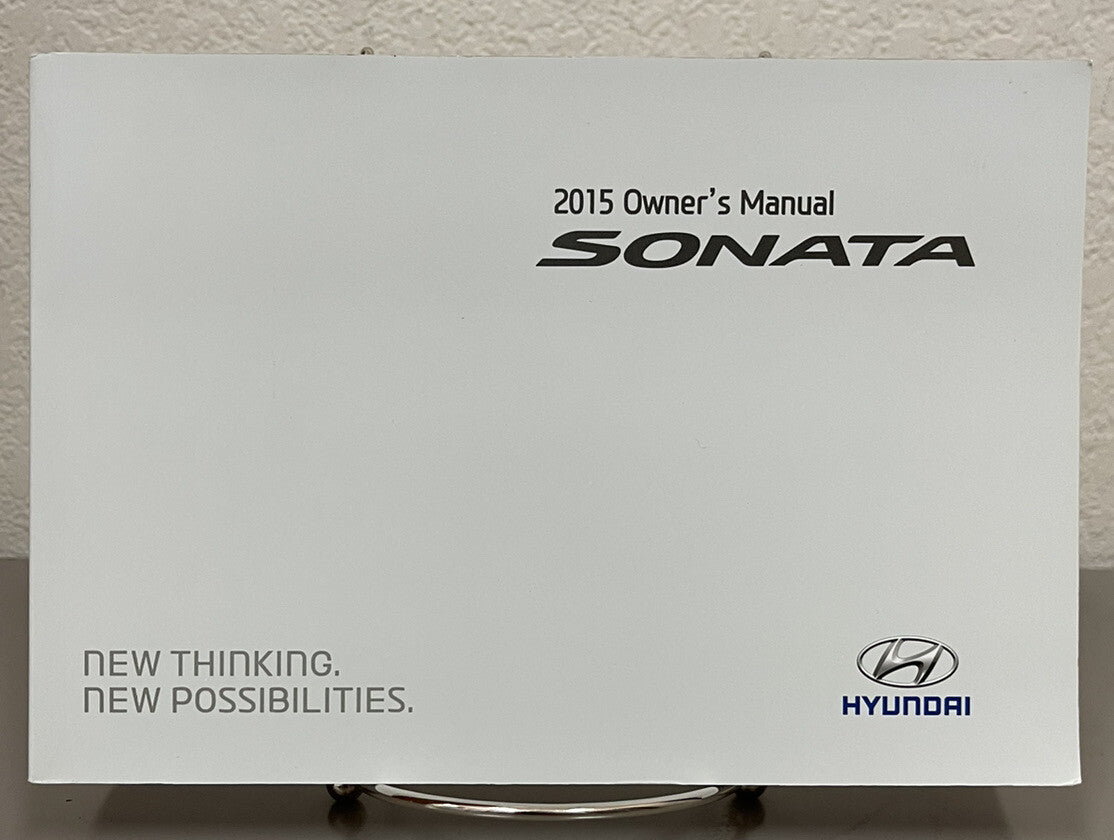 2015 Hyundai Sonata Genuine OEM Owner's Manual w/ Supplements & Case-Ships Free