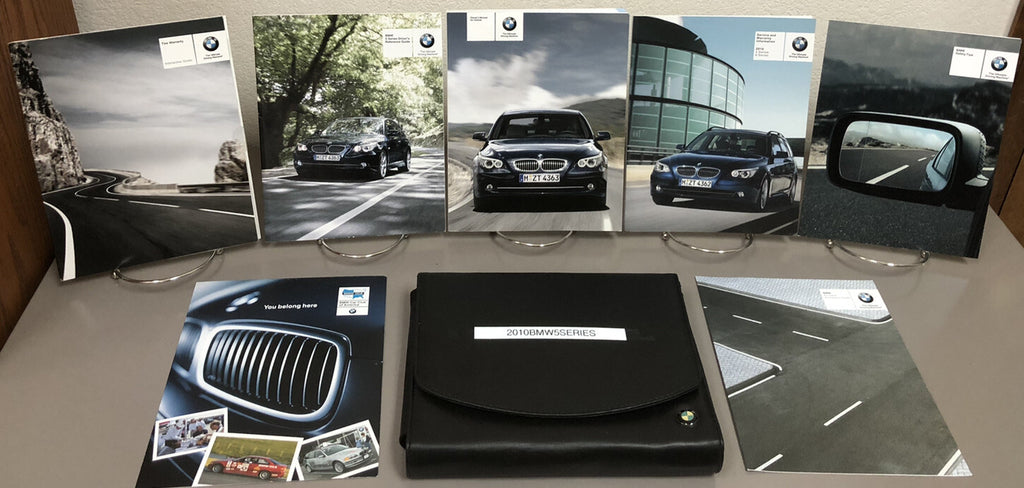 2010 BMW 528i 535i 550i 528i xDrive 535i xDrive OEM Owner's Manual w/BMW Case