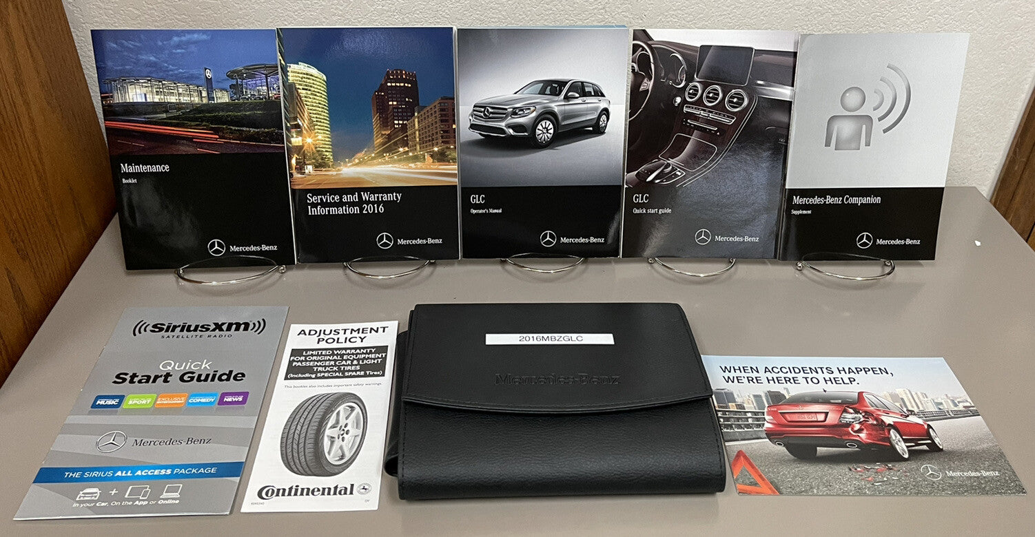 2016 Mercedes-Benz GLC-Class GLC300 GLC300 Genuine OEM Owner's Manual Set w/Case
