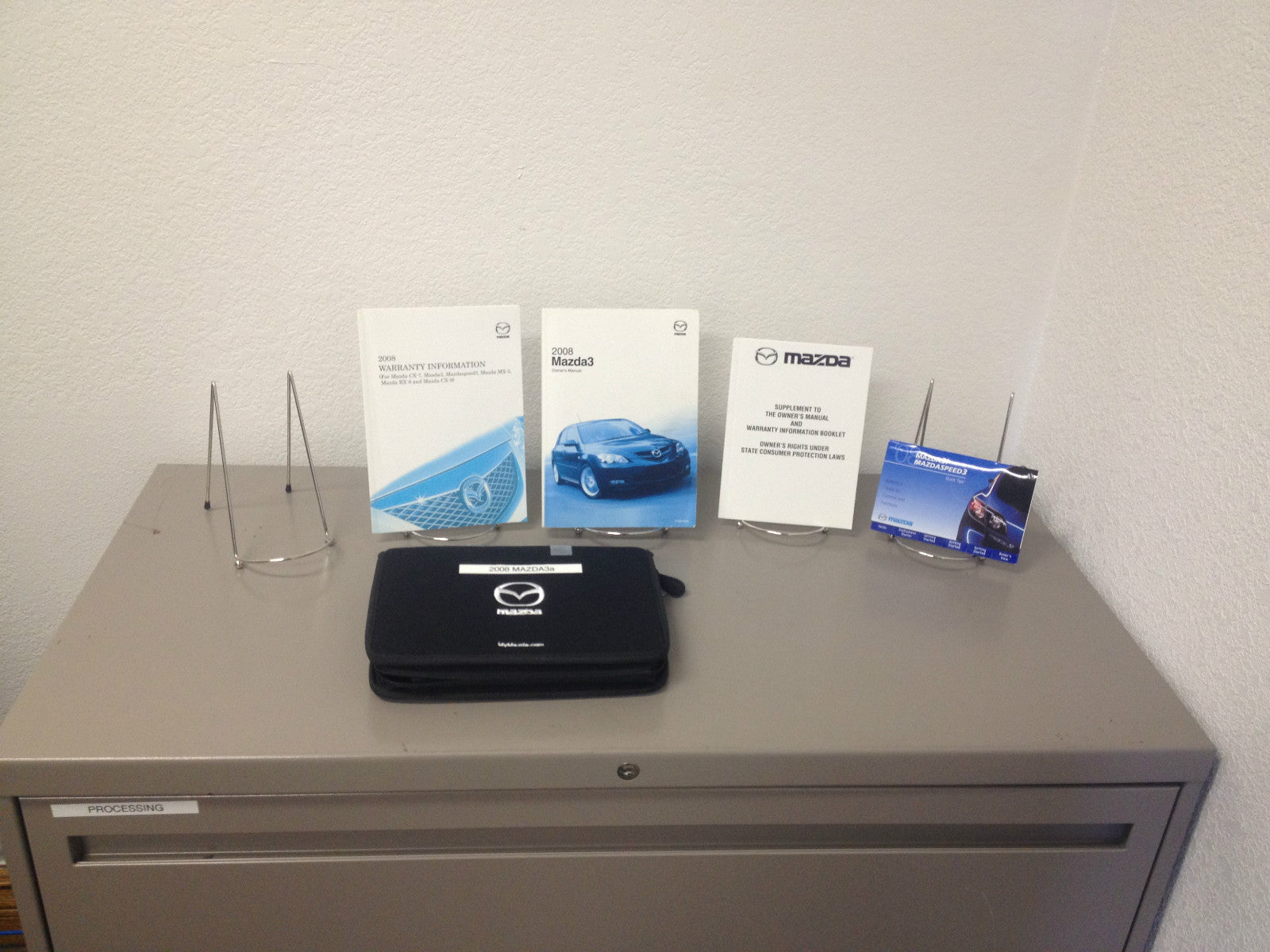 2008 Mazda 3 OEM Owner's Manual--Fast Free Shipping to All 50 States