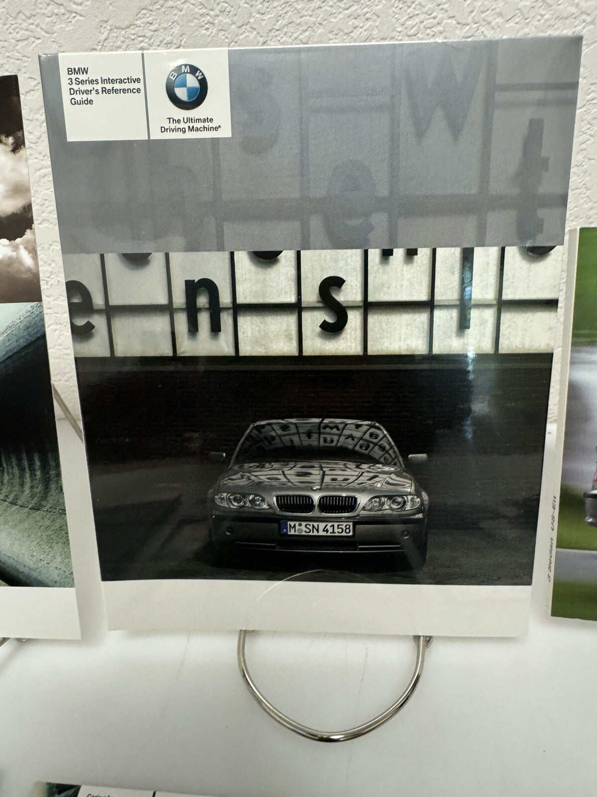 2005 BMW 3-Series Sedan Genuine OEM Owner's Manual w/BMW Protective Case