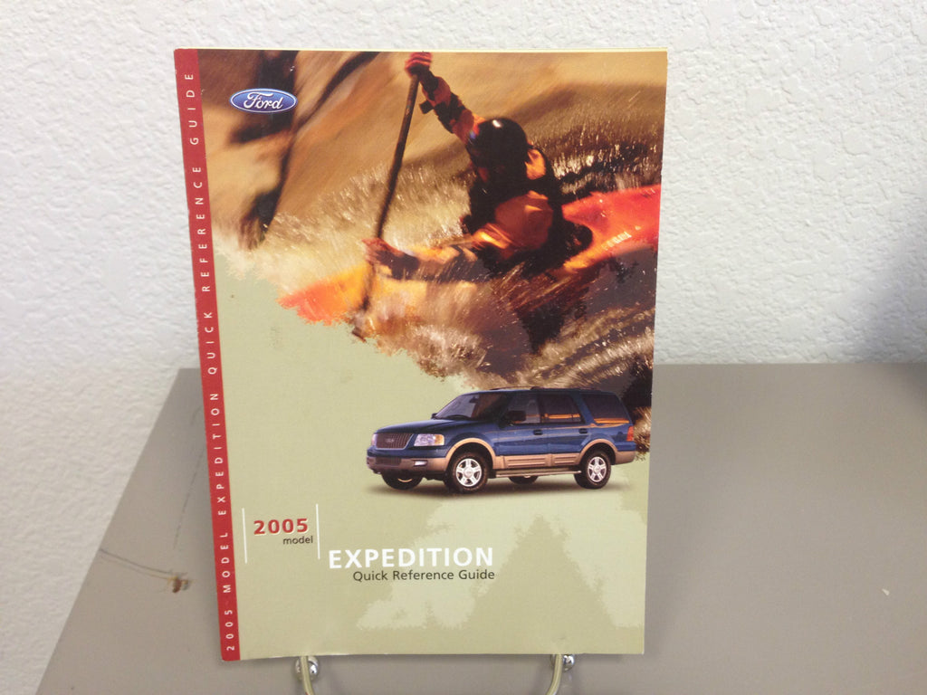 2005 Ford Expedition OEM Owner's Manual with Supplements, Case, Window Sticker