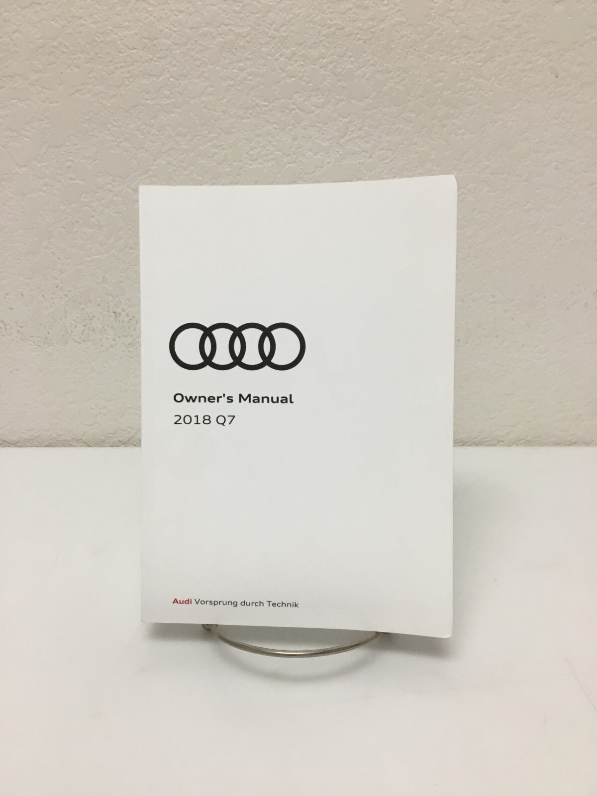 2018 Audi Q7 OEM Owner's Manual Case Free Shipping!