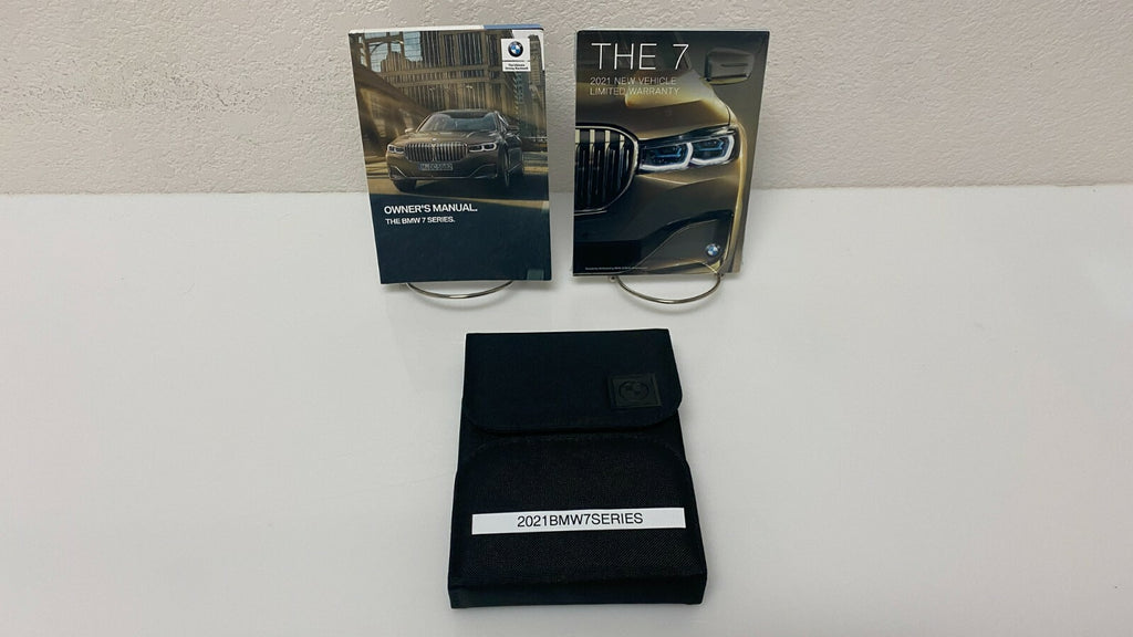 NEW 2021 BMW 7 Series 750i 740Li xDrive M760Li Genuine OEM Owner's Manual w/Case