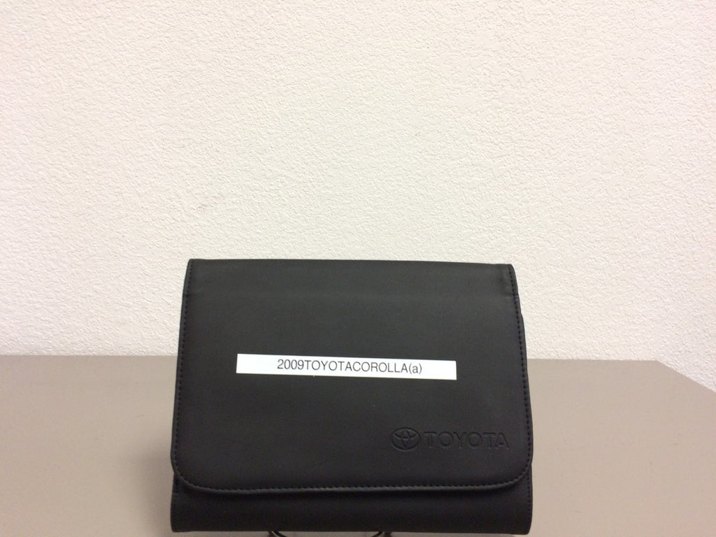 2009 Toyota Corolla Genuine OEM Owner's Manual Set w/Toyota Case-Free Shipping!!