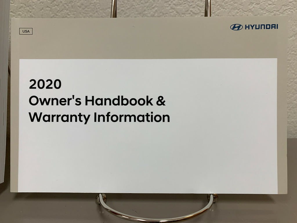 2020 Hyundai Sonata Genuine OEM Owner's Manual Set w/Clear Case-Free Shipping!
