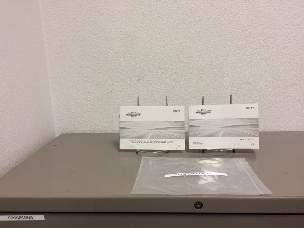 2011 Chevrolet Traverse Genuine OEM Owner's Manual Set--Free Shipping!
